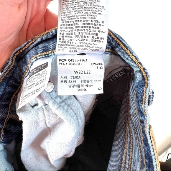 Levi's Men's 511 Skinny Slim Fit Form Fitting Denim Jeans Size 32 x 32 - Picture 9 of 16